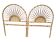 60s rattan headboard