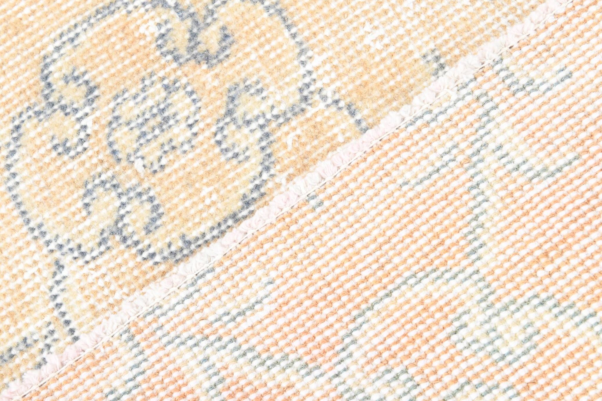 5x8 Shades Of Pale Orange Classic Turkish Vintage Rug, 140x238Cm SK 2296