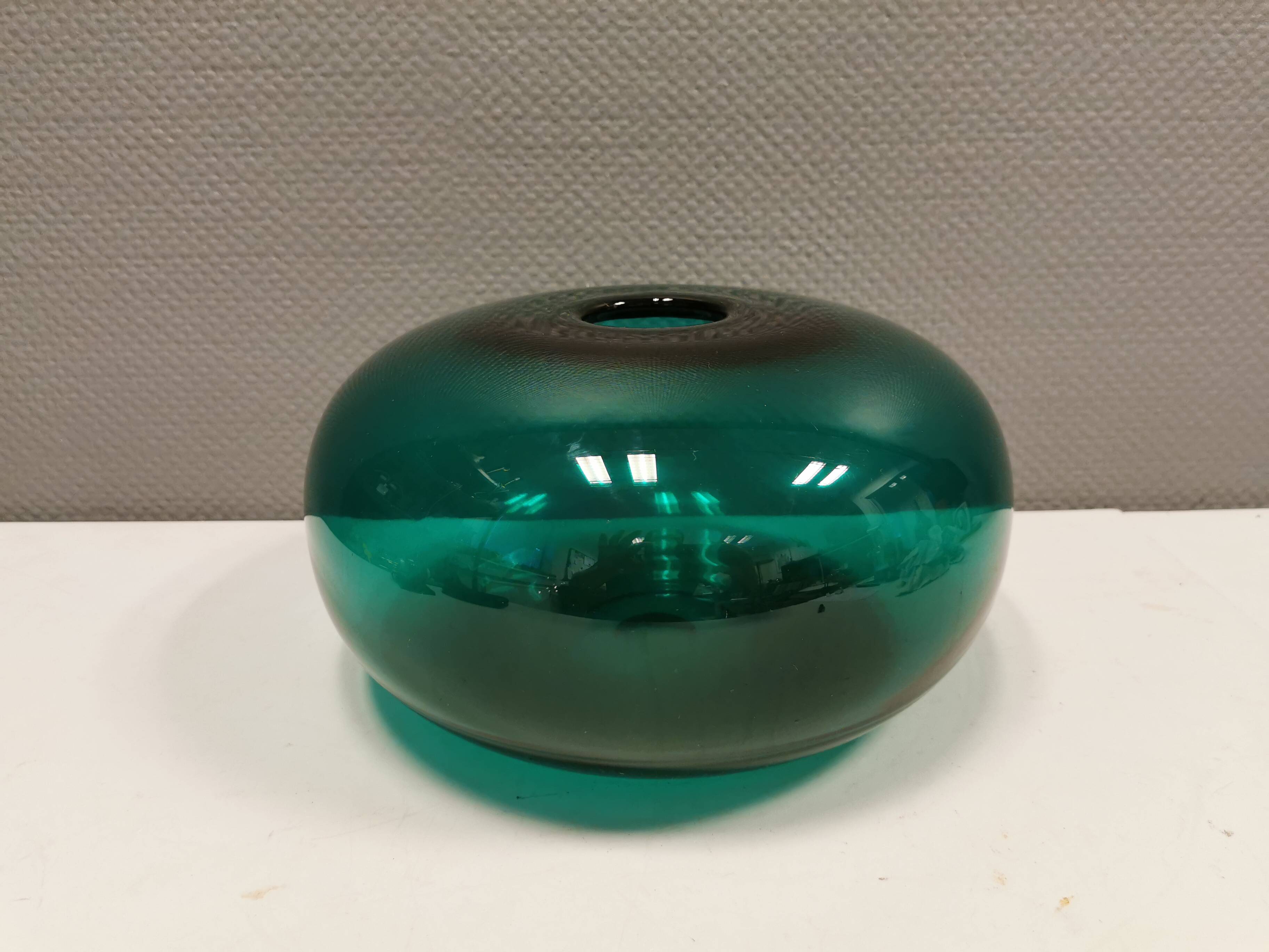 Vintage emerald green vase from Swedish Ikea 1990s.