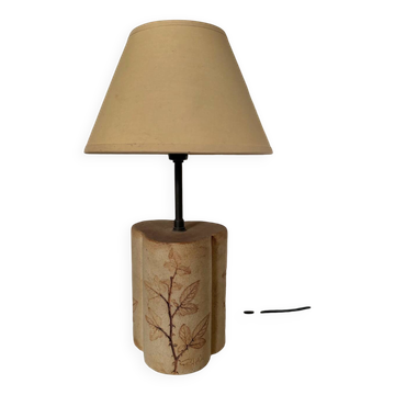 Lampe céramique Raymonde Leduc années 70