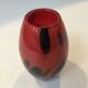 Vase cristal de Paris rouge