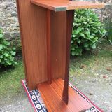 Vintage teak marine desk with 2 drawers.