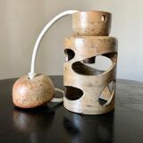 Stoneware suspension signed 1960