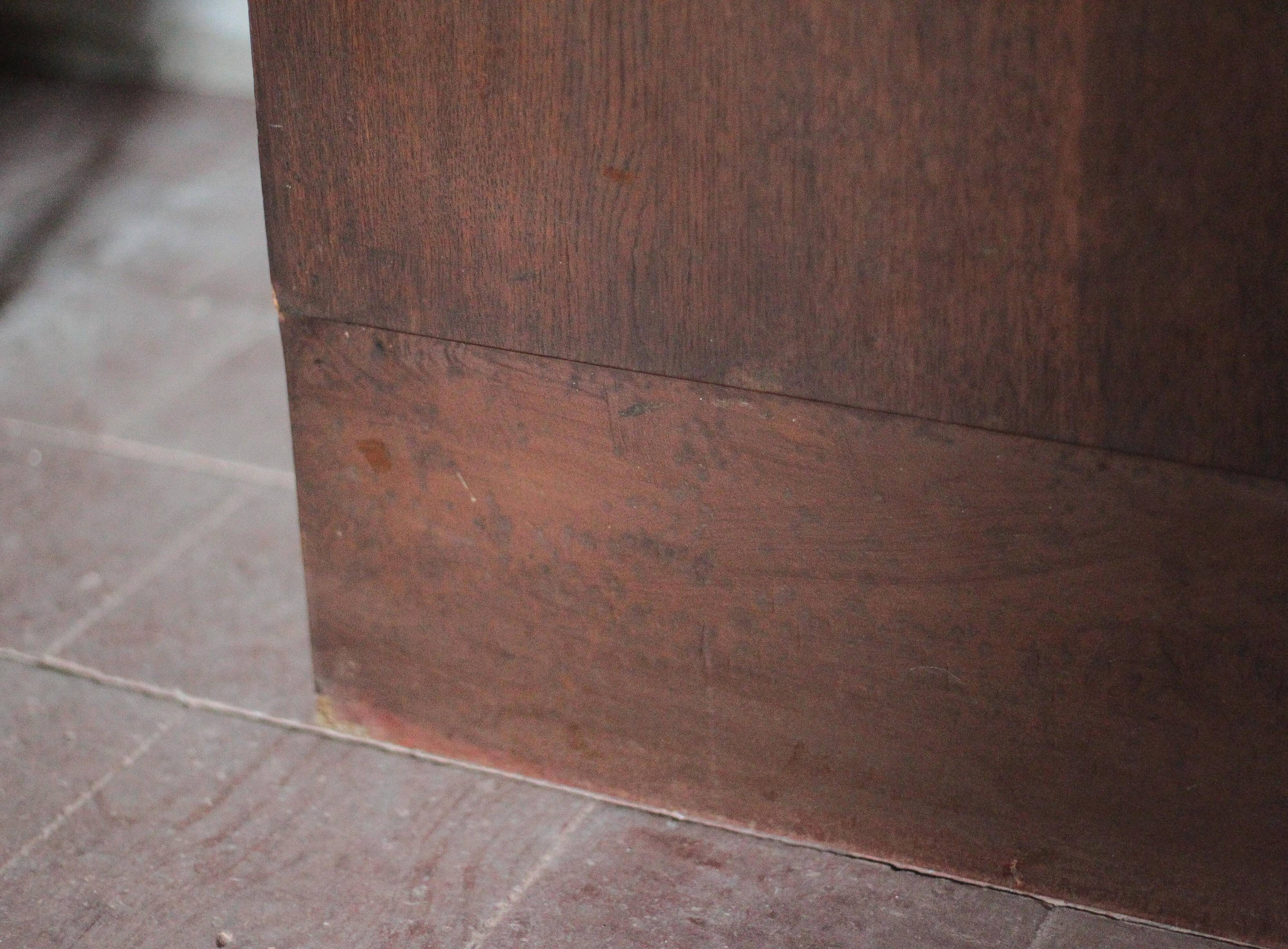 Vintage wooden bar counter