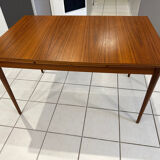 Vintage 1970s extendable Scandinavian teak table