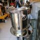 Silver metal champagne bucket
