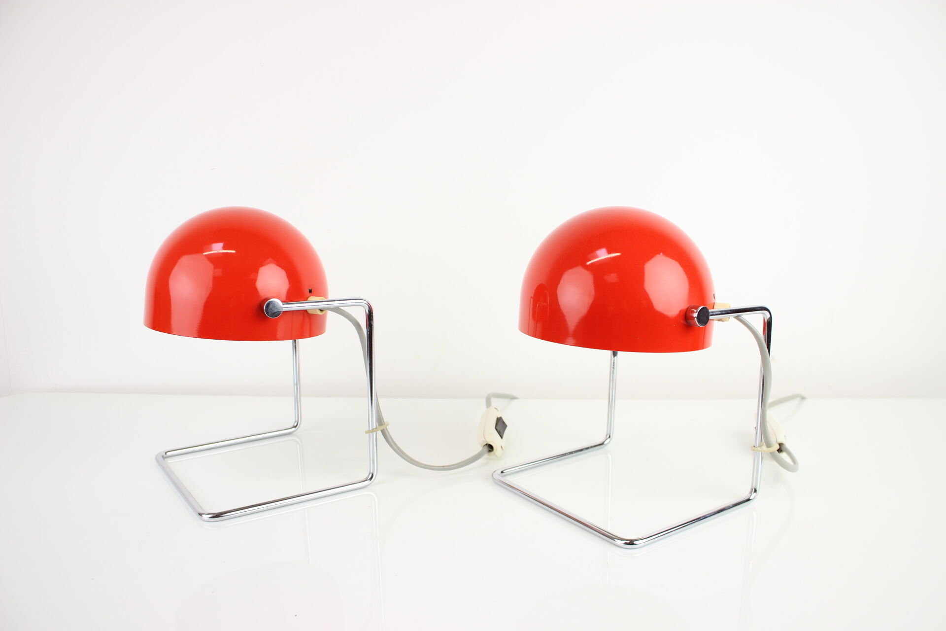 Mid-century table lamps designed by Josef Hurka for Napako, 1960's
