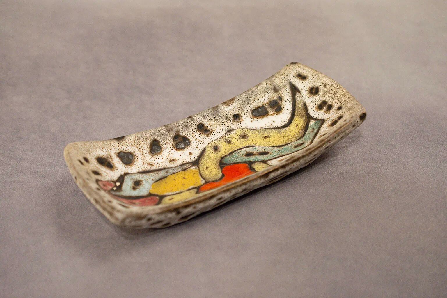 4 ceramic fat lava bowls by Marius Bessone – Vallauris – Mid-century