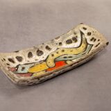 4 ceramic fat lava bowls by Marius Bessone – Vallauris – Mid-century