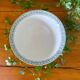 Large antique earthenware salad bowl from Saint-Amand (North)