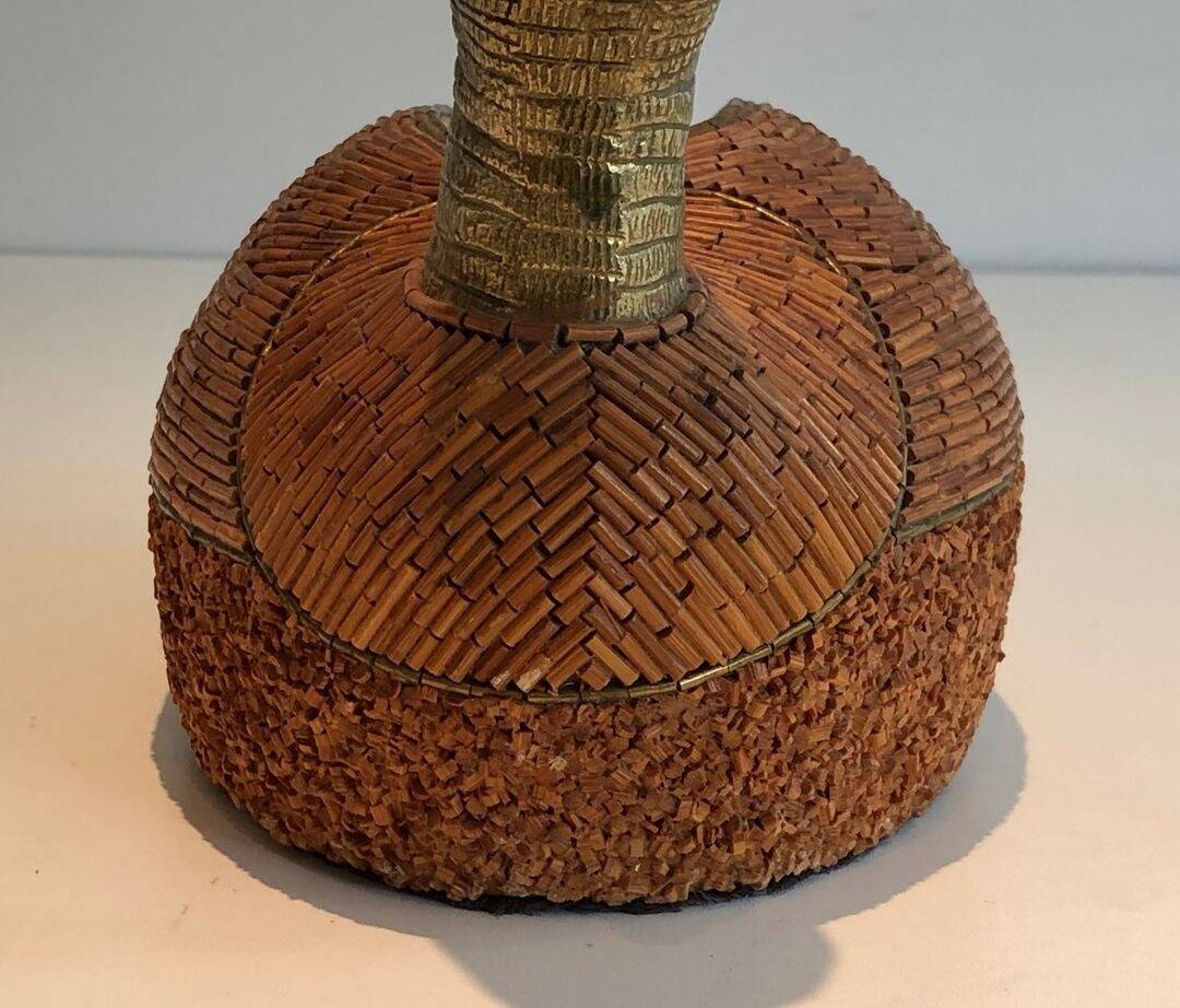 Ceramic and Brass Duck Catchall, Tarzia Firenze, Italian Work,