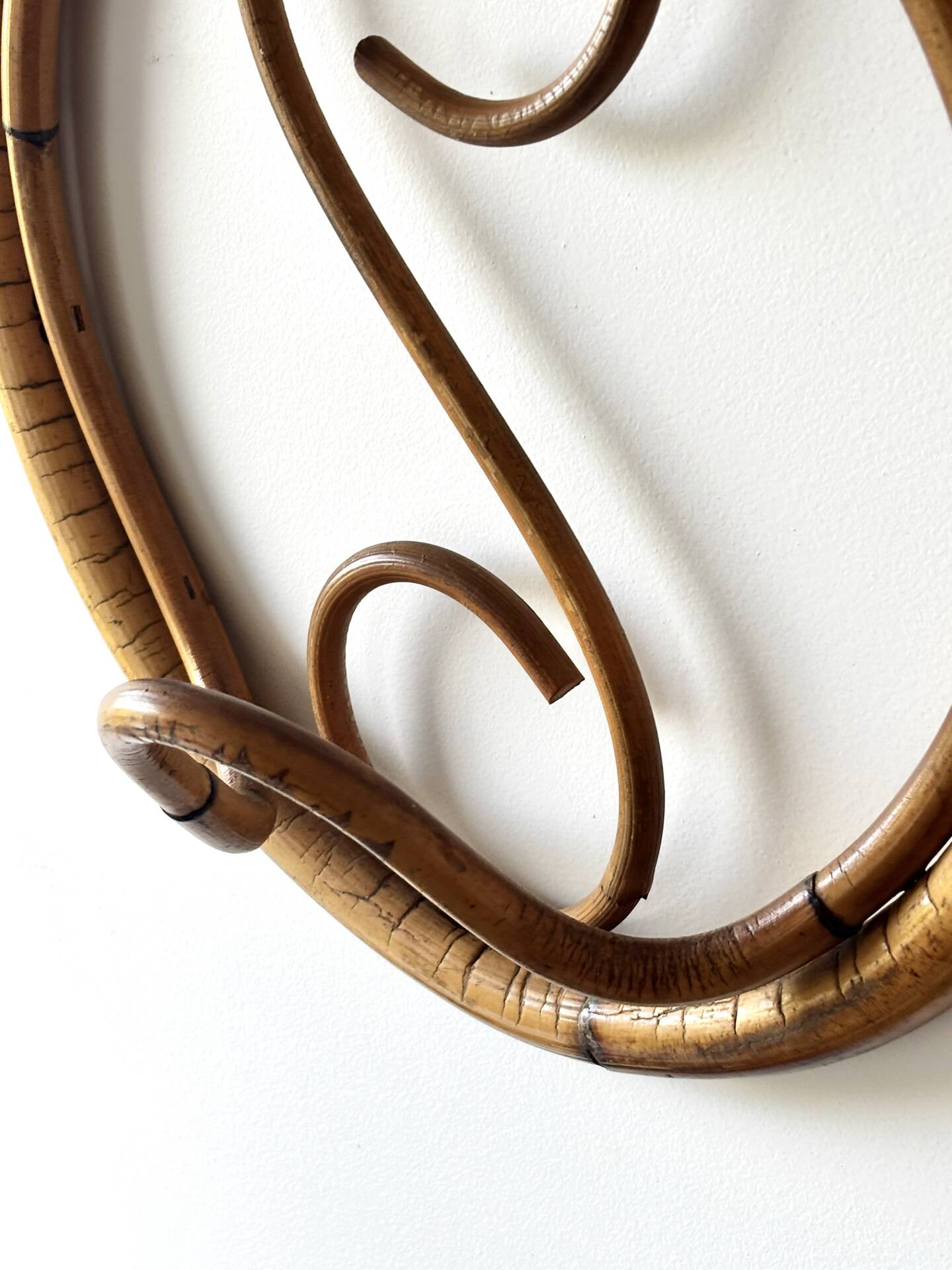 Coat rack in rattan by Franco Albini 1960