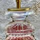 Glass Desk Lamp with Baguès House Urns, 1950s vintage