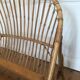 Rattan basket bed