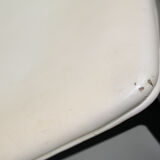 Set of 2 Industrial minimalist black metal tube frame chairs, 1960s