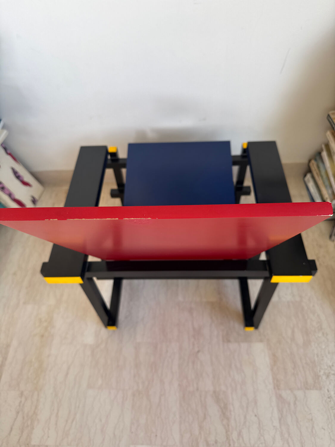 Red and Blue Chair by Gerrit Rietveld for Cassina
