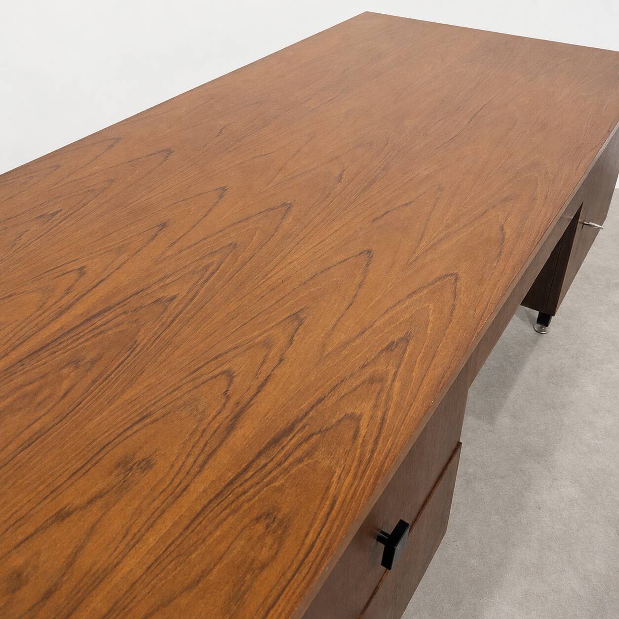 Vintage double-sided desk Combineurop, Belgium 1960s