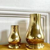 Paire de vases en laiton