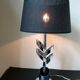 Vintage 70s design lamp in chrome metal