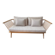 Garden furniture, vintage interior sofa bench