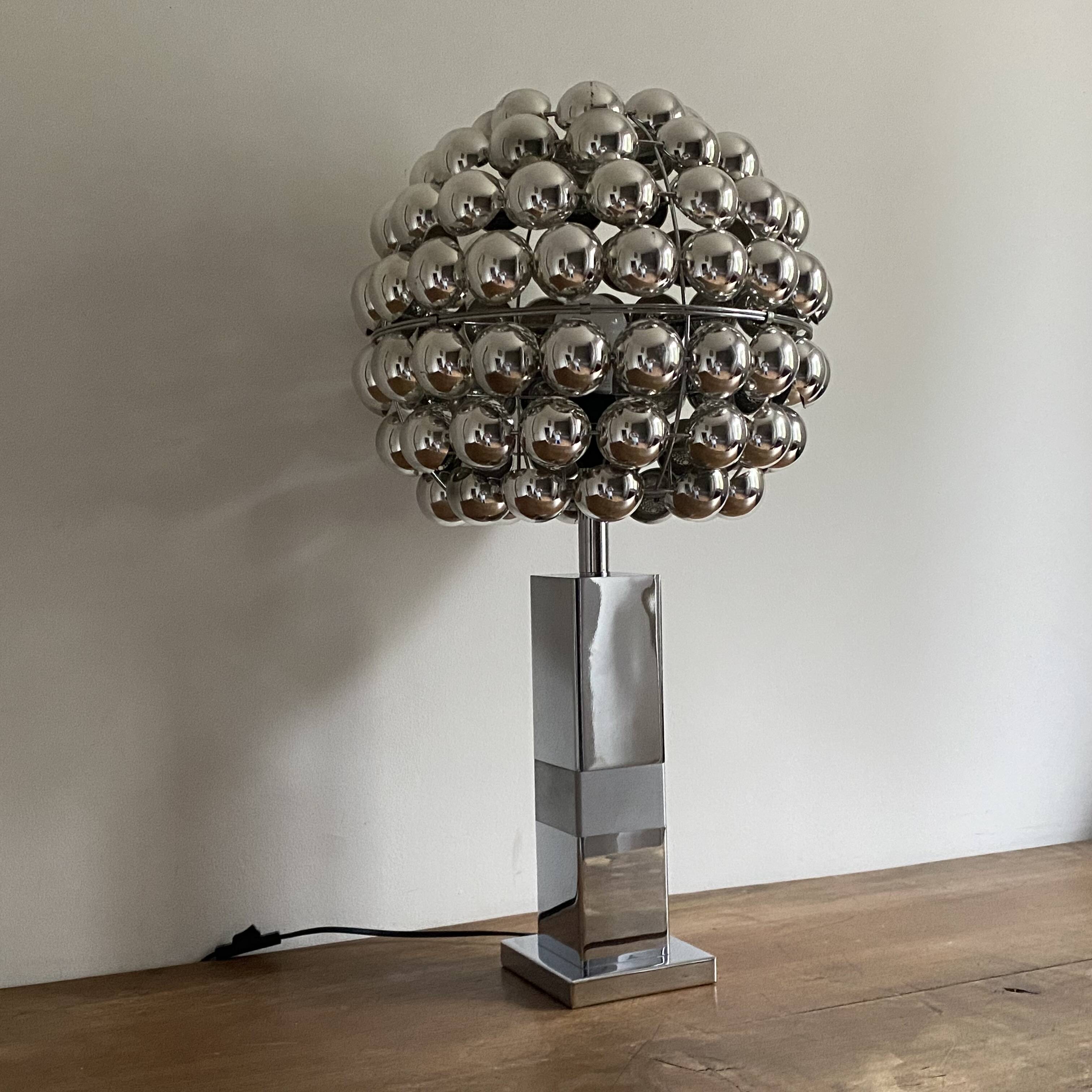 Space Age kinetic lamp. 1970.