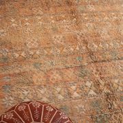 Peach Vintage Moroccan Rug 178 x 264 cm, Berber Wool Rug, Handmade Boho Rug