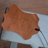 Brown leather armchair, J-Line