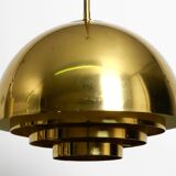 Beautiful Mid Century brass ceiling lamp from the Vereinigte Werkstätten