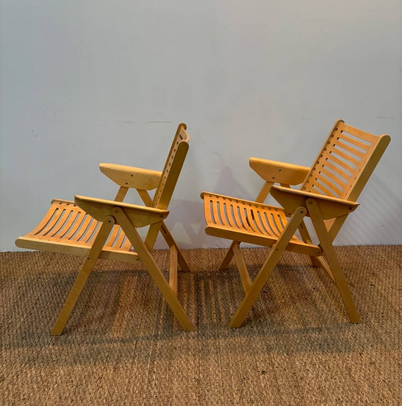 Pair of Niko Kralj folding armchairs