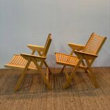 Paire de fauteuils pliants Niko Kralj