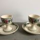 Set de 2 coquetiers vintage modèle Rusticana Sarreguemines