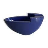 Claude Dumas blue ceramic ashtray