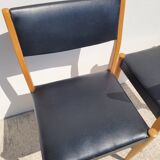 Paire de chaises vintages style scandinave
