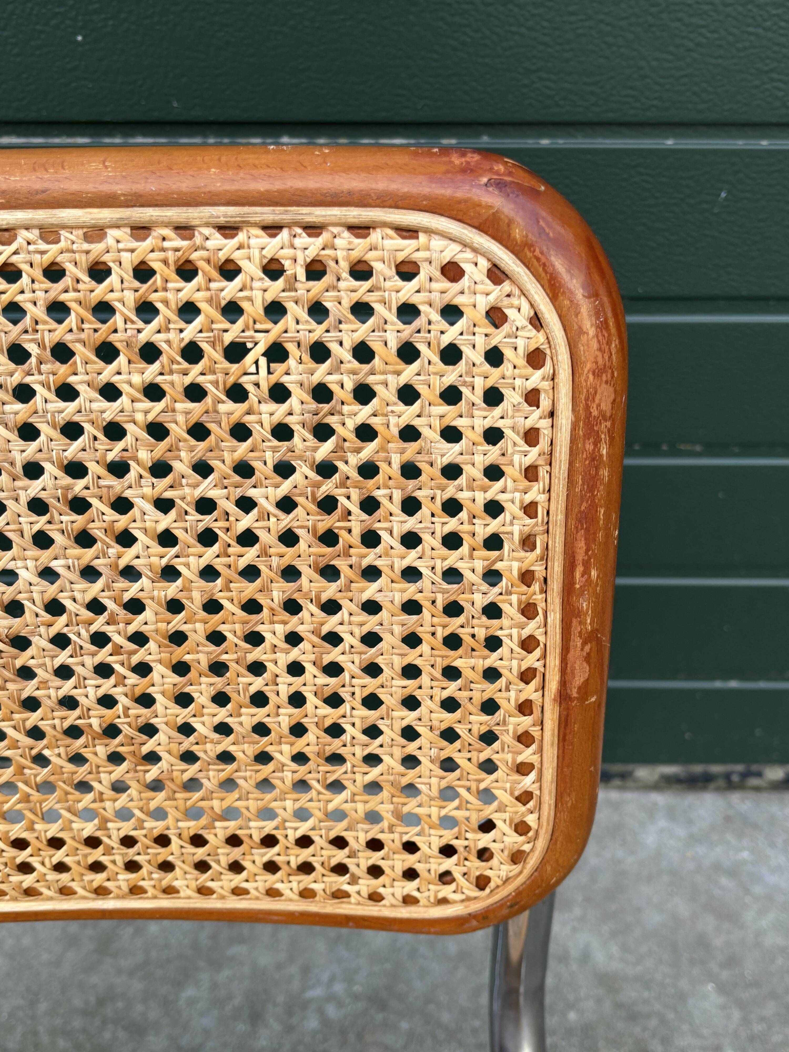 Vintage Cesca design chair b32 chrome model