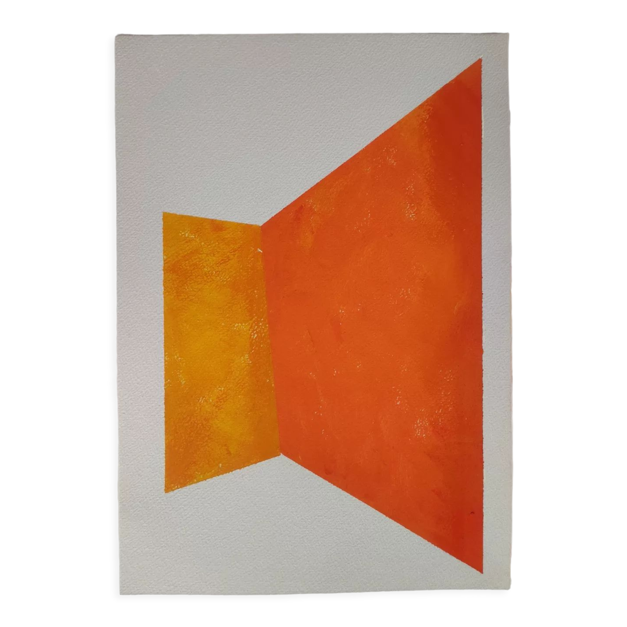 Minimalist geometric painting