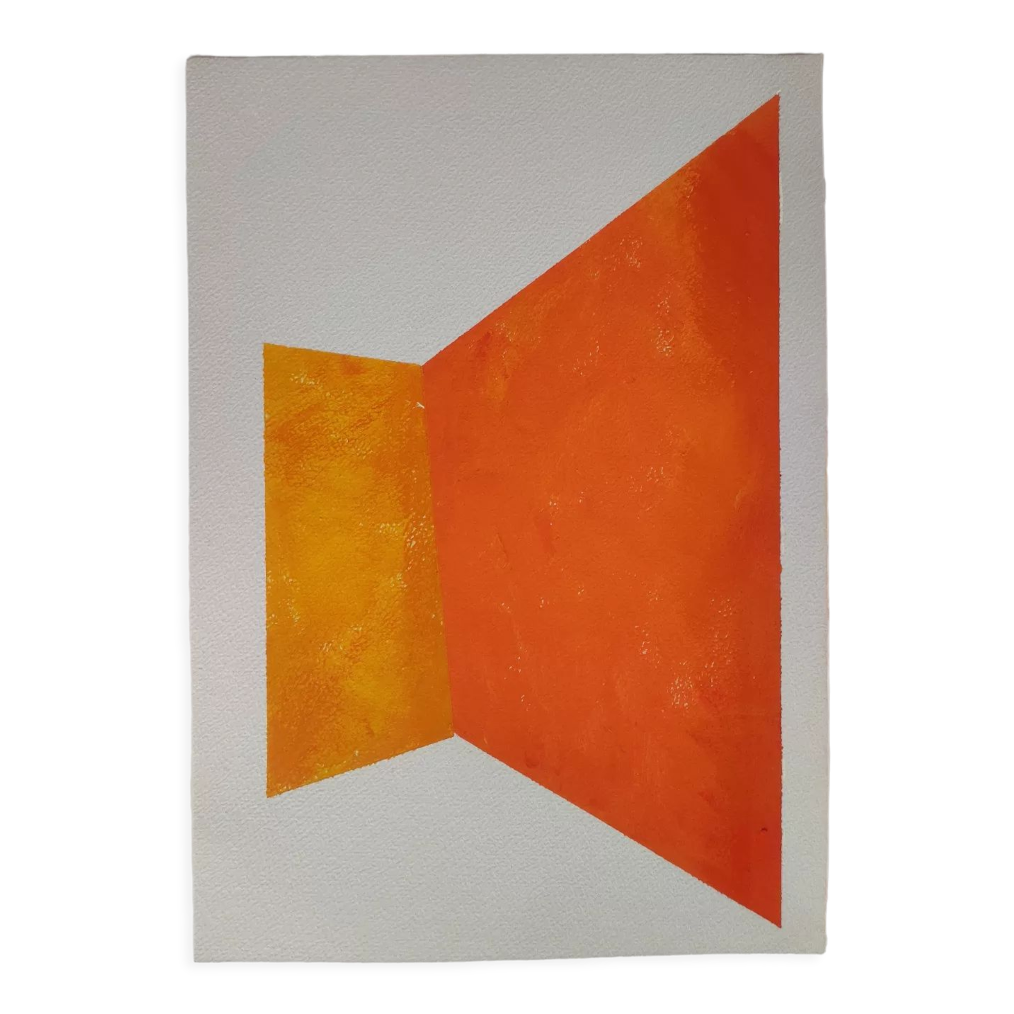 Minimalist geometric painting