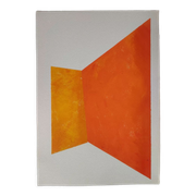 Minimalist geometric painting