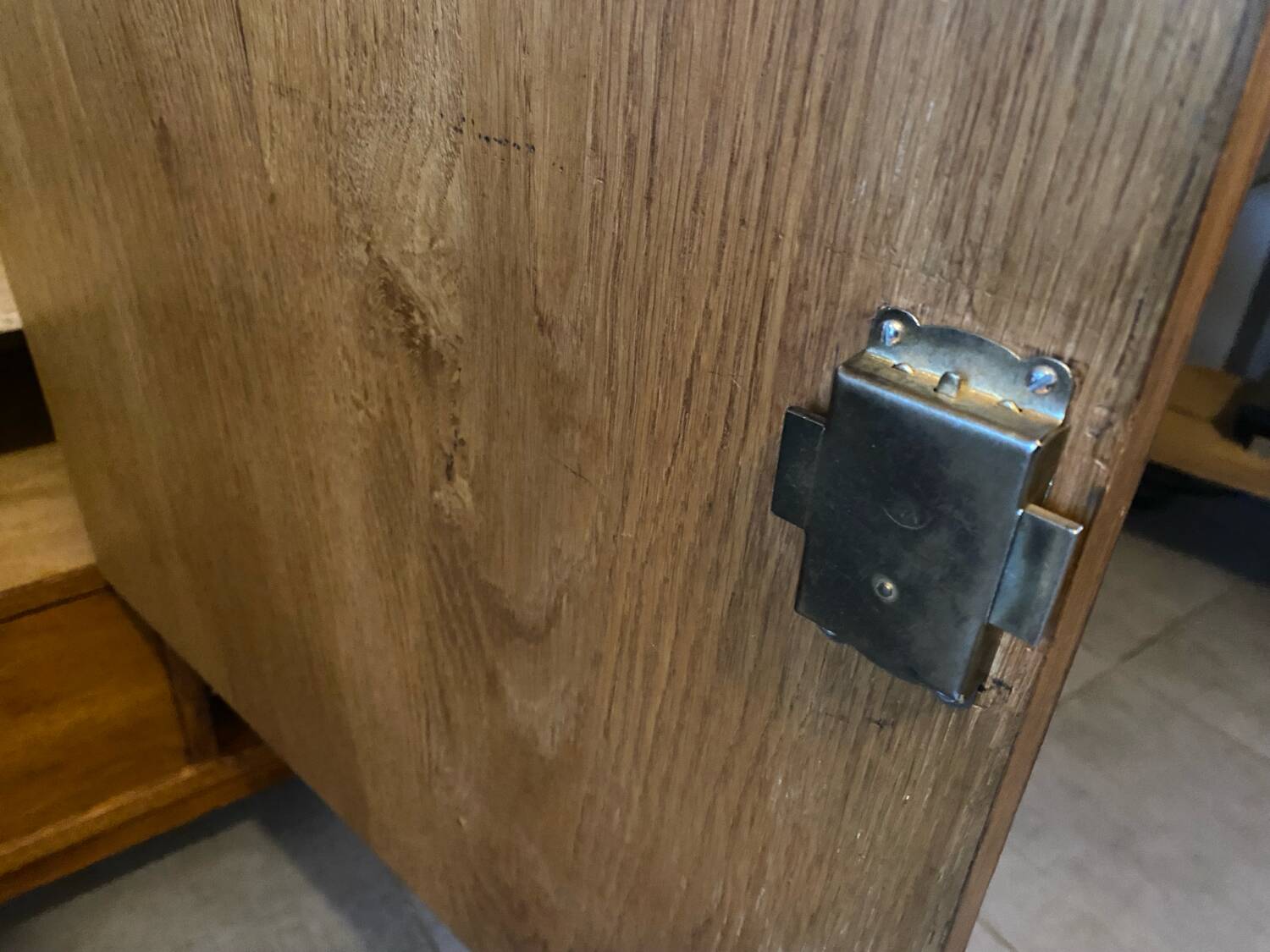 High oak sideboard, 1960s
