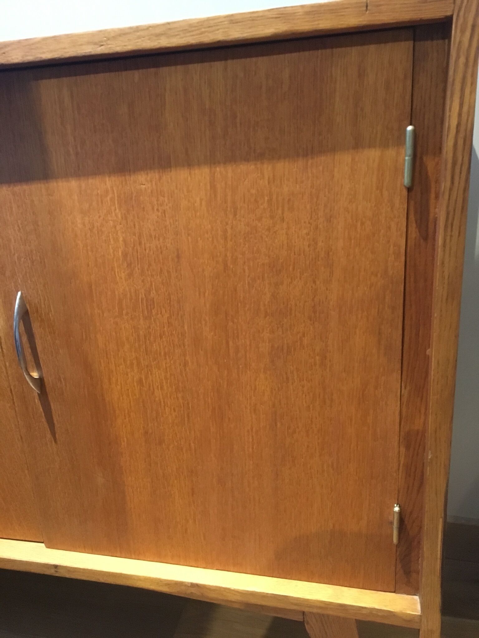 Buffet in light oak of the years 60/70