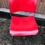 David Rowland red chair for Seid International Design