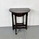 Small antique oak gateleg drop-leaf side table, 1900s