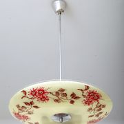 Glass ceiling lamp, Czechoslovakia, 60's