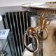 Silver metal champagne bucket