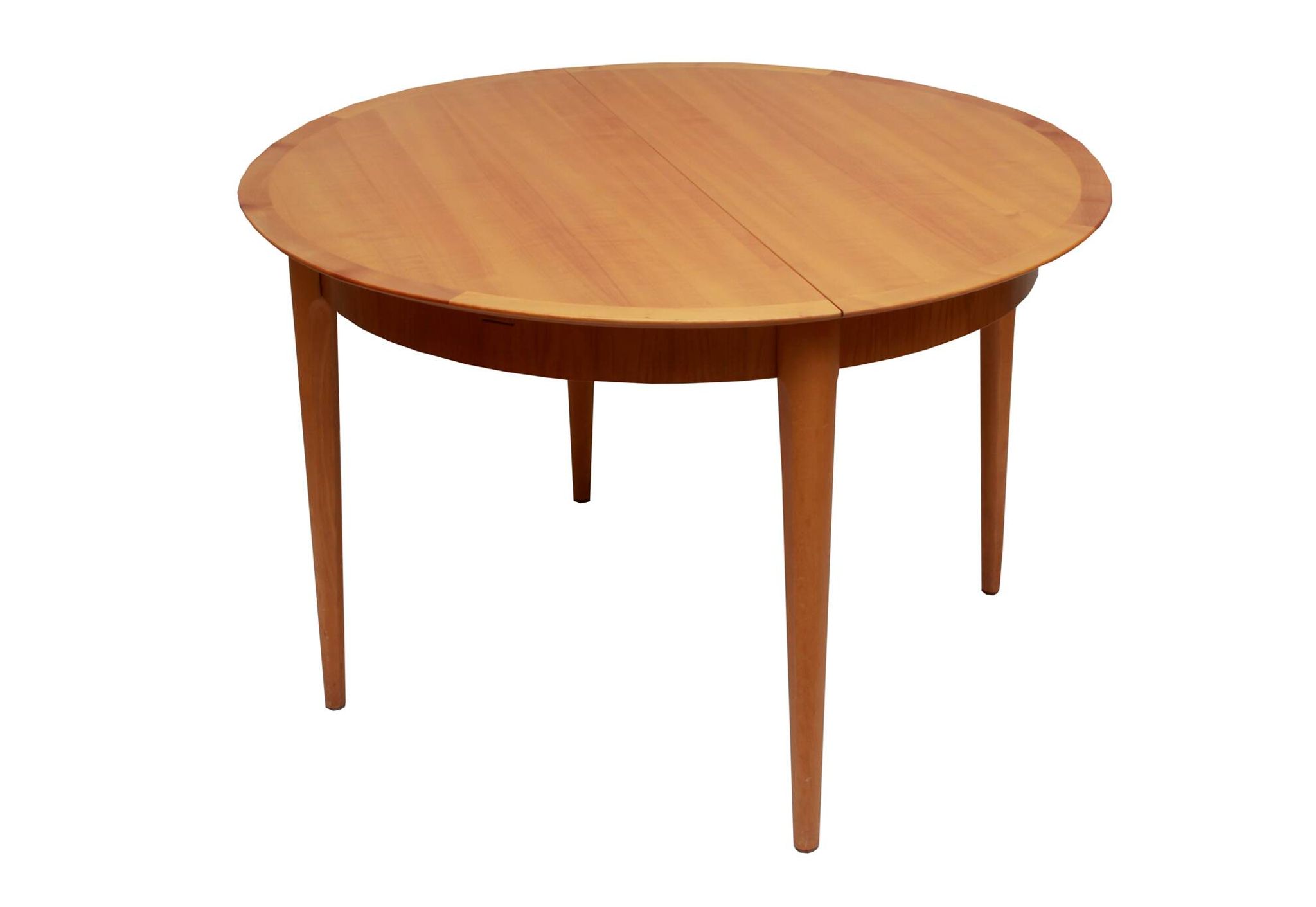 1960s round diningtable in cherrywood from LÜBKE