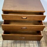 Vintage 1960 Wrighton English Teak Chest of Drawers