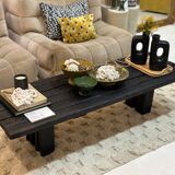 Large rattan and cane tray