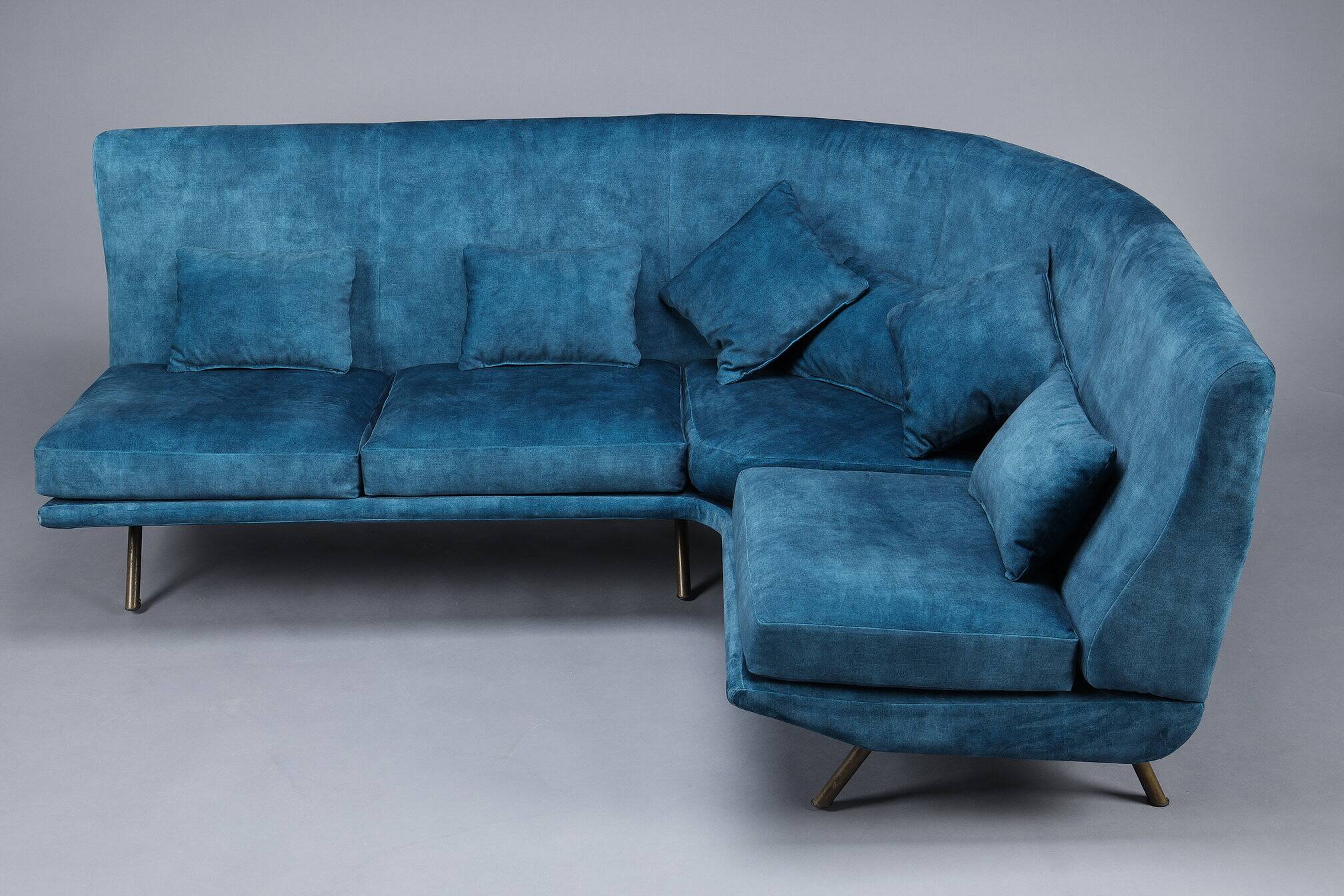 Corner sofa by marco zanuso (1916-2001) published by arflex