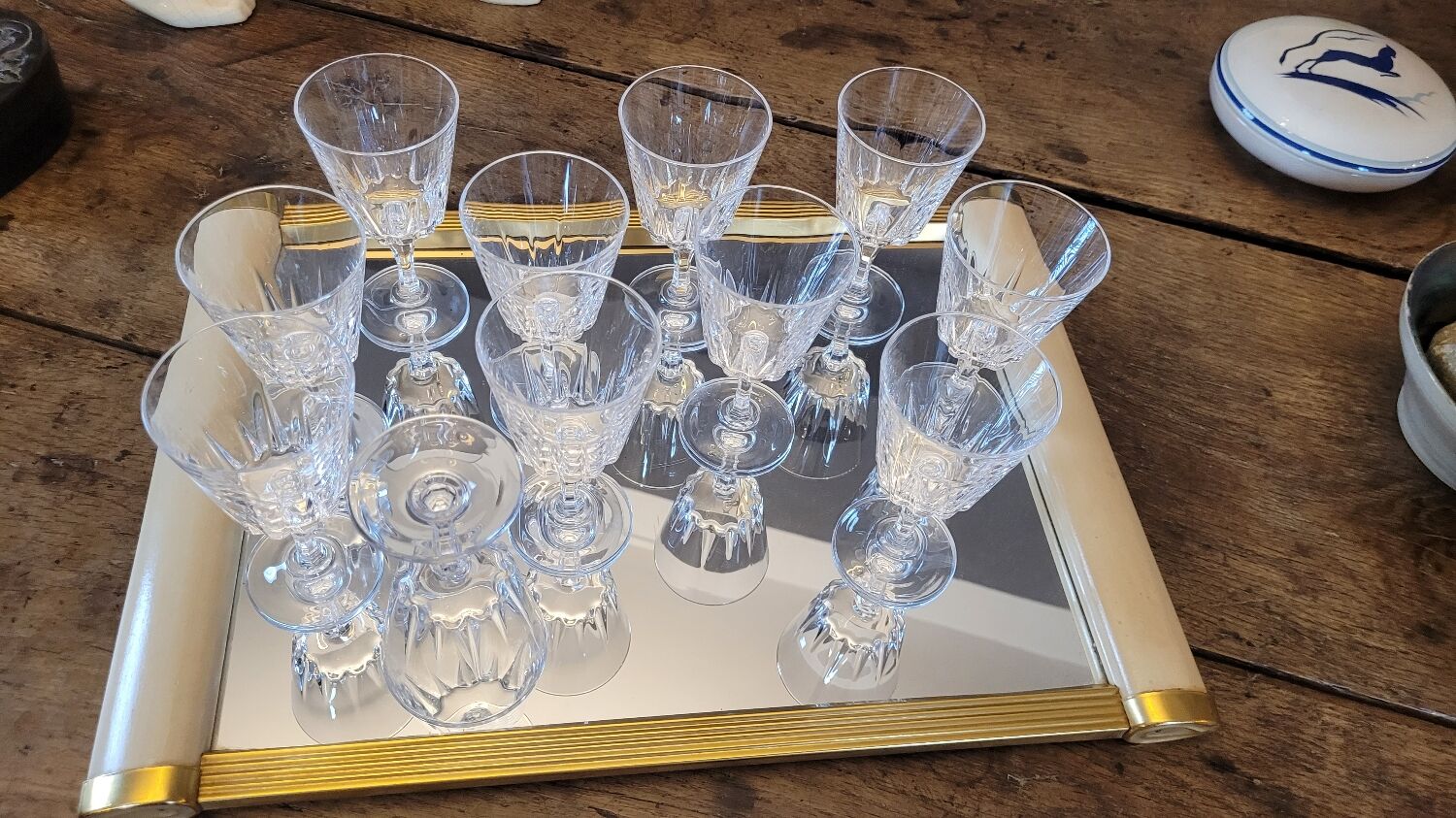 70's stemware