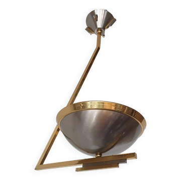 Suspension en forme de quinquet années 60/70