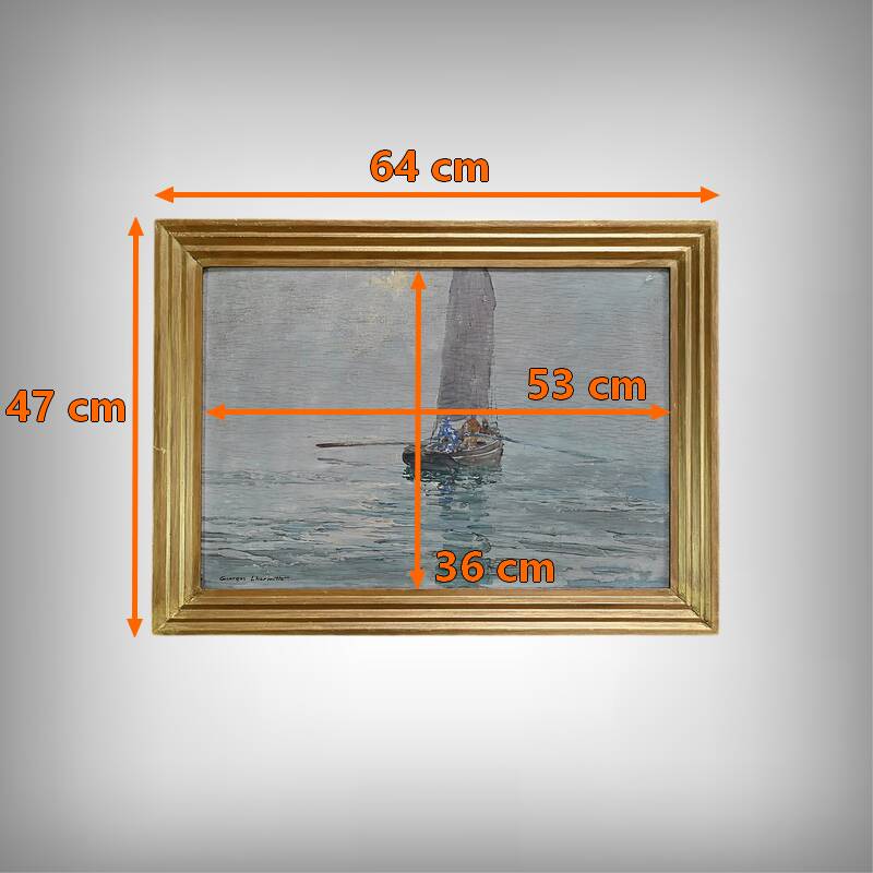 Painting “In the Mist”, by G. Lhermitte – 1930